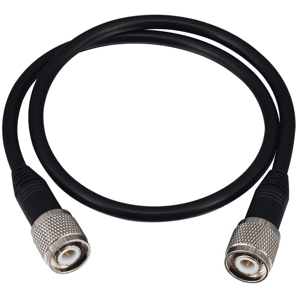 Kaunosta RG58 TNC coaxial jumper cable TNC Male to TNC Male Molded cable 50cm TNC Male GPS antenna extension cable for GPS navigation receivers
