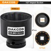 DAKCOS 1/2" Drive 36mm Impact Wrench Socket Drive Shaft Tool,