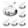 ledscom.de Circ Ceiling Mounting Frame Aluminium Mounting Ring Chrome (LED/Halogen/MR16/50