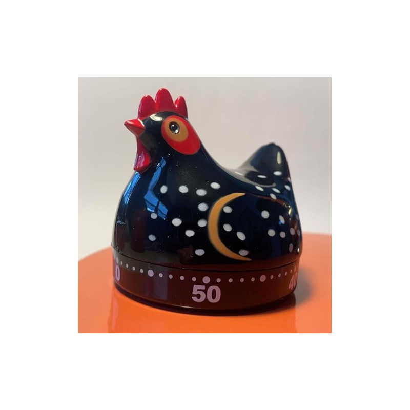 Cosa Nova Black Chicken Kitchen Timer