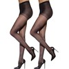 Silkies Women's Control Top Pantyhose with Run Resistant Light Support