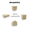 Décopatch BT074C - Box made of Papier-Mâché, Rocket 11.5 x