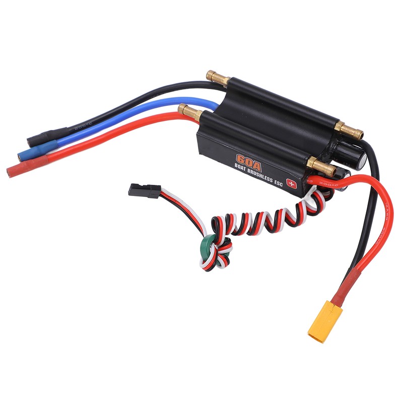 60A Brushless Electronic Speed Controller with XT60 Plug BEC Switch