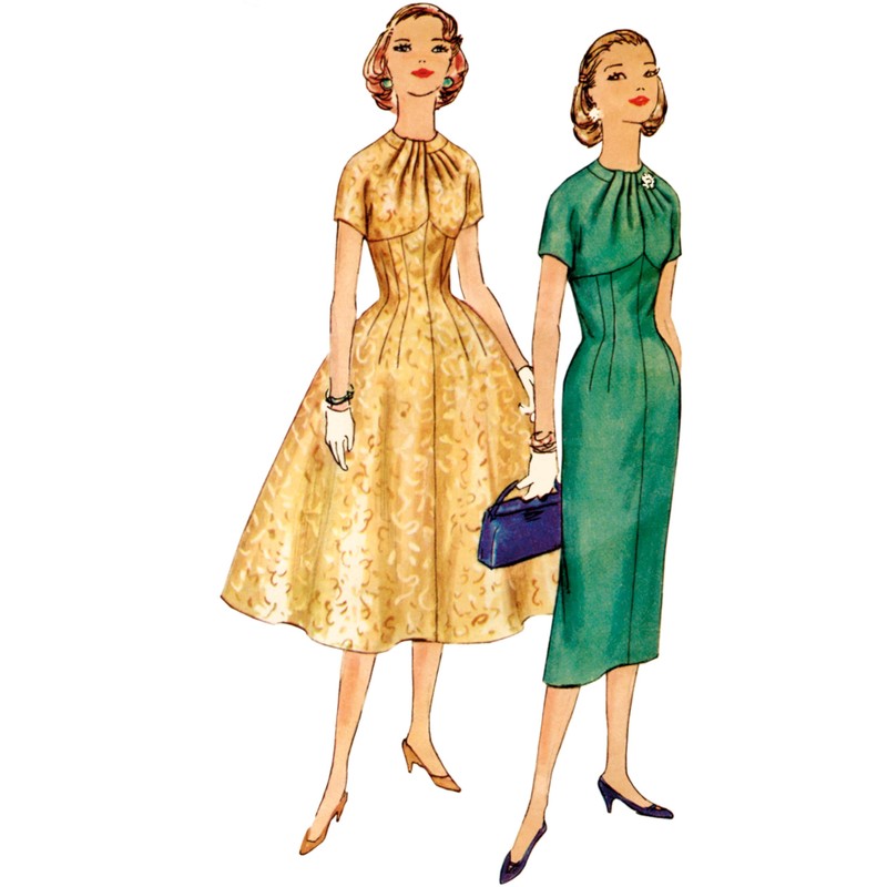 SIMPLICITY SS9849U5 Misses' Dress with Skirt Variations U5 (16-18-20-22-24)