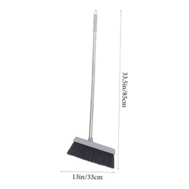 PACKOVE 1Set Broom and Dustpan Set with Flexible Bristles and Durable Design for Home Cleaning Easy to Use for Collecting Debris and Dust Wind Dustpan for Convenience Random