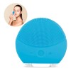 Cepillo Facial De Silicona Eléctrico Recargable Limpiador Color Azul