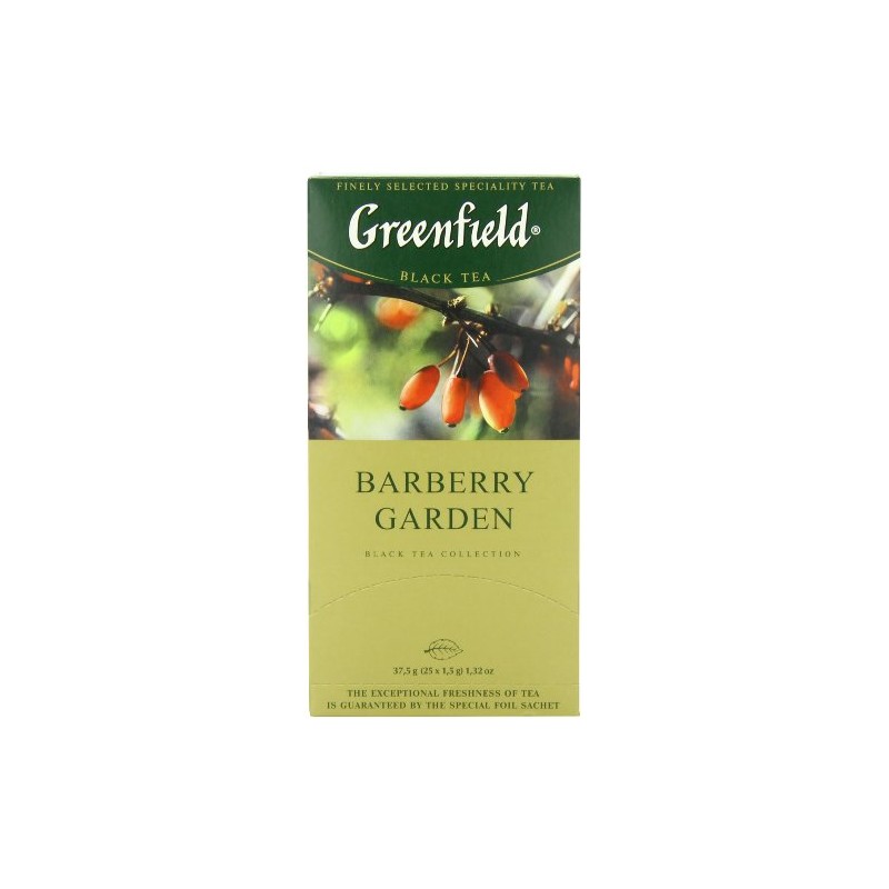 Greenfield Tea, Barberry Garden, 25 Count