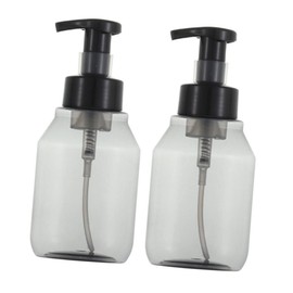 FELTECHELECTR 2pcs Pump Foaming Bottle Bubble Maker for Shampoo Conditioner and Lotion for Travel and Cosmetic Subpackaging