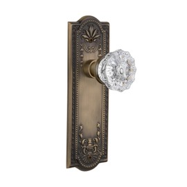 Nostalgic Warehouse Meadows Plate & Interior Crystal Door Knob