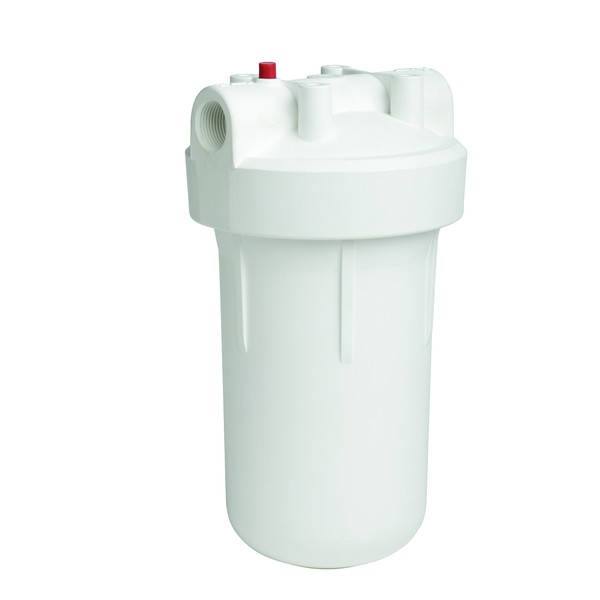 EcoPure EPWO4 Universal Large Capacity Whole Water Filter Housing-NSF Certified-Premium Filtration System-Built to Last, White