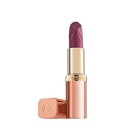 L'Oréal Paris Lippenstift mit samtigem Finish im intensiven Nude-Ton, Color Riche Les Nus, Nr. 183 Exuberant (lila), 1 x 4,5 g
