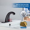 Luxice Oil Rubbed Bronze Touchless Bathroom Sink Faucet - Automatic