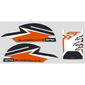 labelbike - Tank Pad Kit and Side 3D Stickers for Motorcycles Compatible with KTM 1290 Super Duke GT