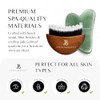 Lymphatic Contour Face Brush & Jade Gua Sha Set for