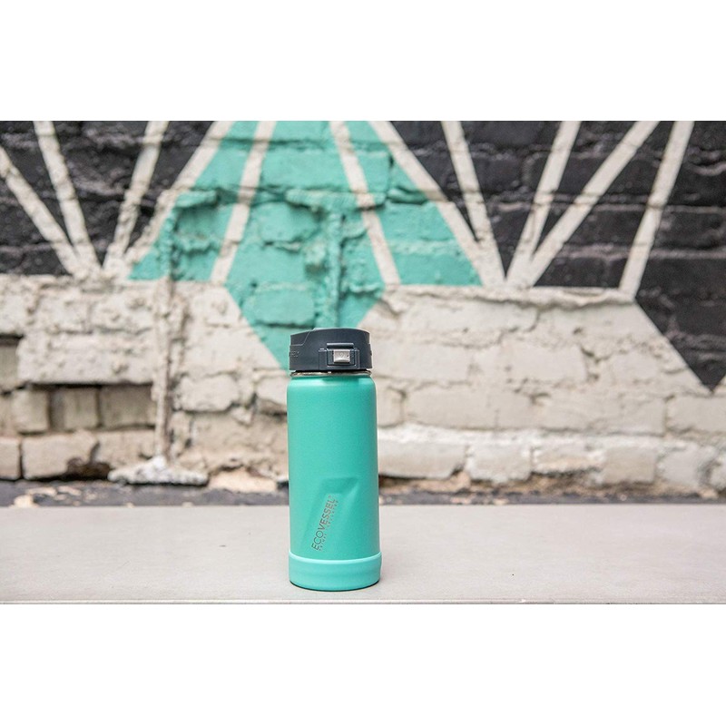 EcoVessel 's Perk-16oz (473ml) Drinking Bottle, Jazz Red, 16oz