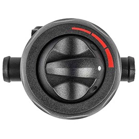 JEGS Inline Water Control Valve | For Use with Any Auxiliary Heater Assembly | 5/8 “ Inlet/Outlet | Acts As A Temperature Control | Dash Or Wall Mount | Includes Valve, Knob, & Bezel