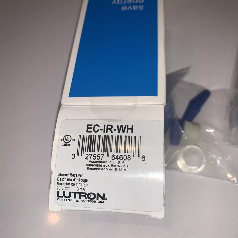Lutron EC-IR-WH Infrared Receiver 20V 3mA White @MB35