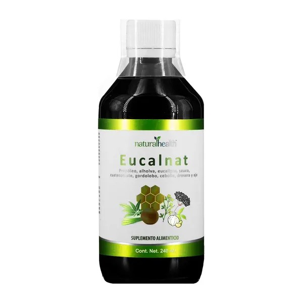 Natural Health Eucalnat Jarabe para la Tos con Propóleo, Eucalipto