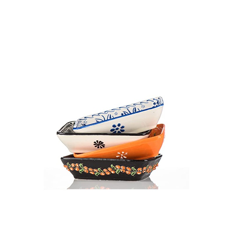 Soap Dish Dogan Ceramic Hand Painted Handmade Soap Dish