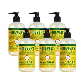 MRS. MEYER'S CLEAN DAY Hand Soap, Made with Essential Oils, Biodegradable Formula, Honeysuckle, 12.5 fl. oz - Pack of 6