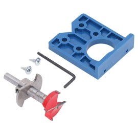 Vmingo - Plantilla Bisagra Guía Broca Perforación Taladro Herramienta Orificio Puerta L +broca 35mm