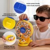 Daily Pill Organizer with One-Touch Button & Child Lock for