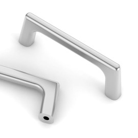 Asidrama 10 Pack 3 Inch(76mm) Polished Chrome Cabinet Pulls Cabinet Handles Cupboard Handles Kitchen Cabinet Hardware for Cupboard Drawer Pulls