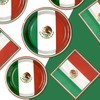 Grencian 96Pcs Mexico Flag Birthday Party Supplies Mexican Flag Party