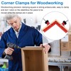 Corner Clamp for Woodworking, 90 Degree Clamp, Precision Right Angle