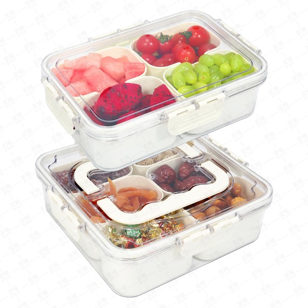 Incolumitas Portable Snack Containers for Kids, Lunchable Containers for Kids