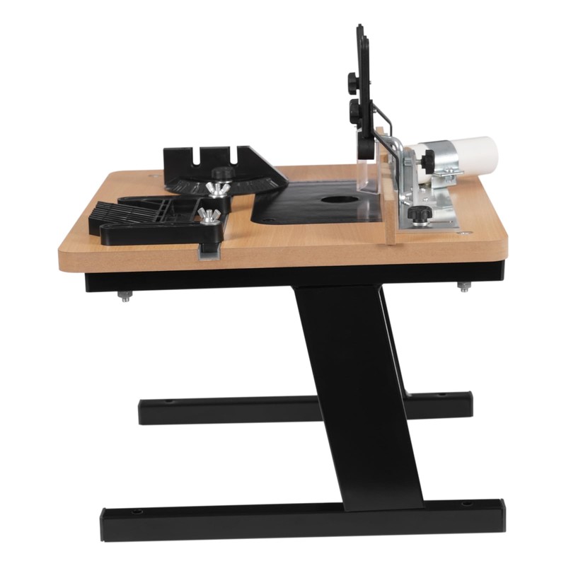 Router Table with Stand and Adjustable Backrest, 440.92 lbs Load-bearing
