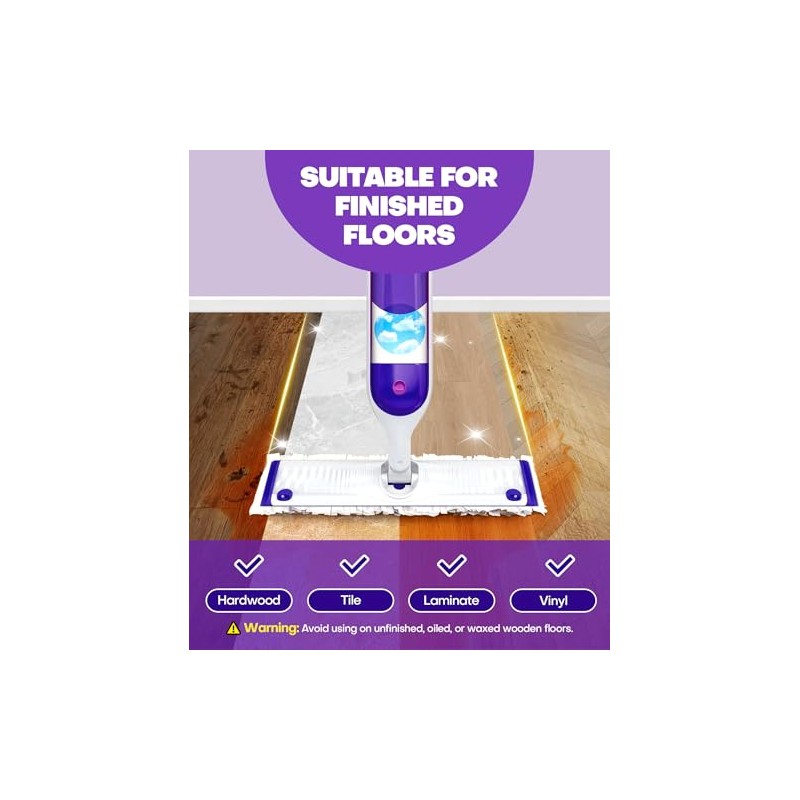 5X Cleaning Power Mop Refills for Swiffer Power Mop, 500+