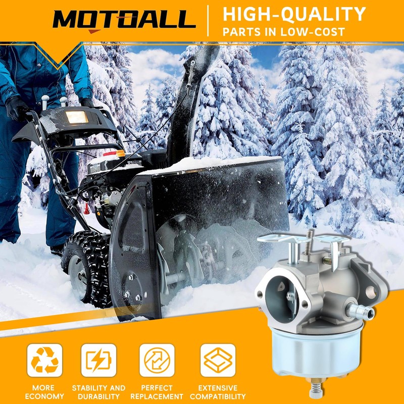 MOTOALL 632334A Carburetor for Tecumseh 632234 632334A HM70 HM80 HMSK80