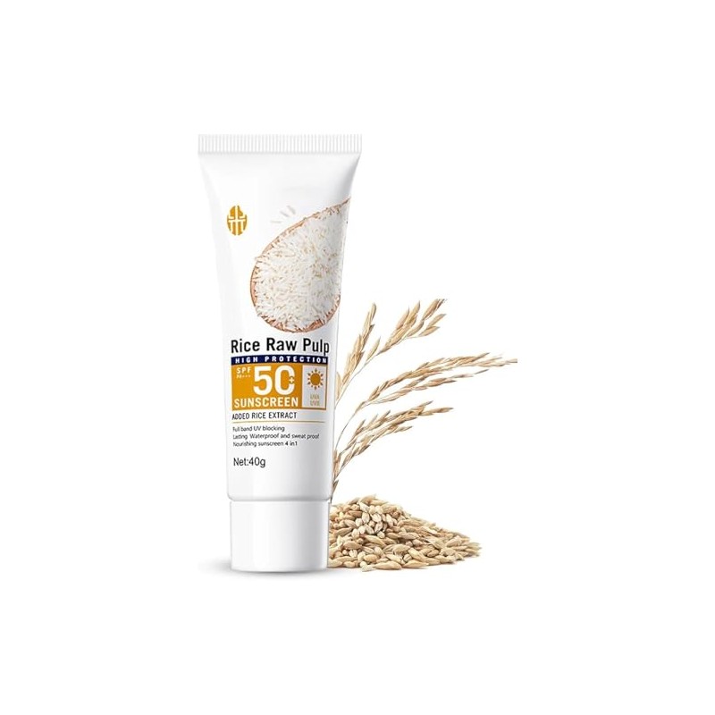 Gen?rico Protector Solar con Extracto de Arroz, Spf 50+, Blanqueador