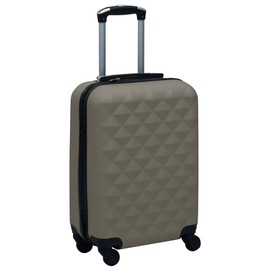 YLIEHS Travel Smart with Hardcase Trolley, Durable ABS Material, Security Lock, and 360-Degree Castors, Anthracite