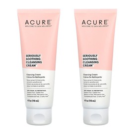 Acure Seriously Soothing, Cleansing Cream, 4 fl oz (118 ml) (Pack of 2), ACURE
