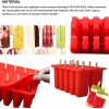 Miaowoof Homemade Popsicle Molds Shapes, 10PCS Silicone Ice Pop Maker