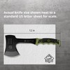 Puma XP Packable Camping Hatchet with Green Rubber Handle