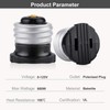 DiCUNO UL Listed E26 Light Socket to Plug Adapter, 2