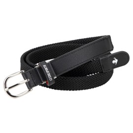 Cox Sportif LG4FBL00L Women's Mesh Belt, 1.1 inches (29 mm), Maximum Length 37.4 inches (95 cm), Stretch, Sports, Comfortable, Golf,, BK00 (Black)