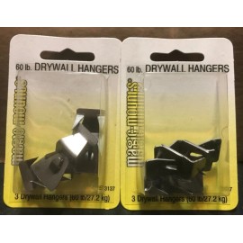 Magic Mounts Lot of 2 60 Pound lb. Drywall Hangers 3-Pack (6) Hangers Total Magic Mounts