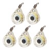 5PCS Lure Light Deep Drop Fishing Lights Strobe Eye Shape