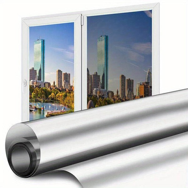 YIZHI Window Film One Way Daytime Privacy Static Cling Sun