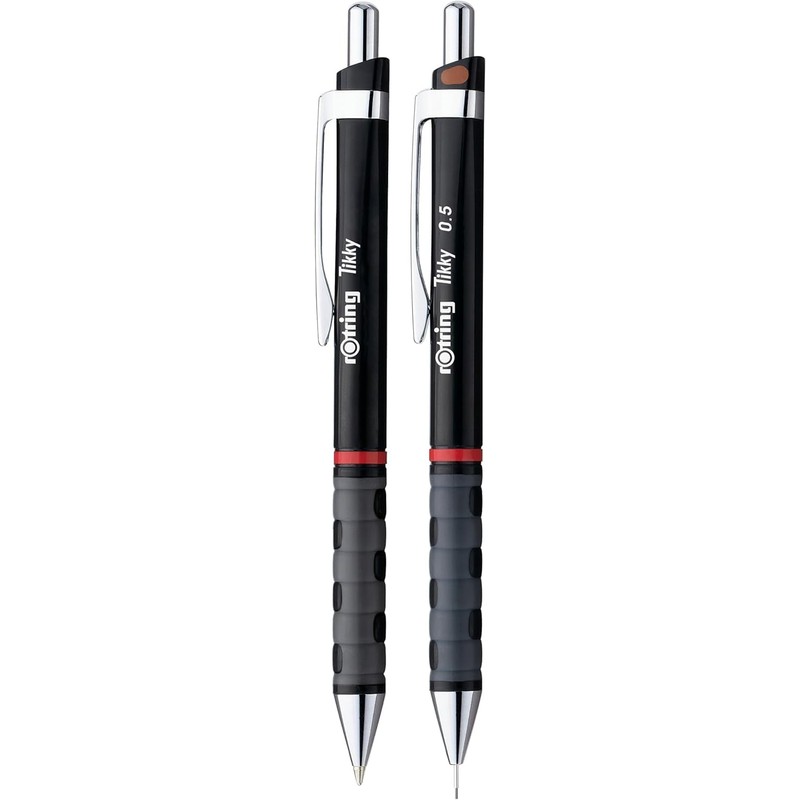 rOtring Tikky Mechanical Pencil and Ballpoint Pen Set HB Lead