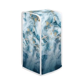 TODIYADDU Marble Print Can Opener Dust Cover Novelty Electric Can Opener Cover with Simple Organization Small Kitchen Appliance Covers for Women Men Dust Protection Stain Resistant Holiday Gifts