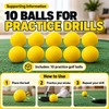 10-Pack Soft Golf Practice Balls for Indoor Swing Training –
