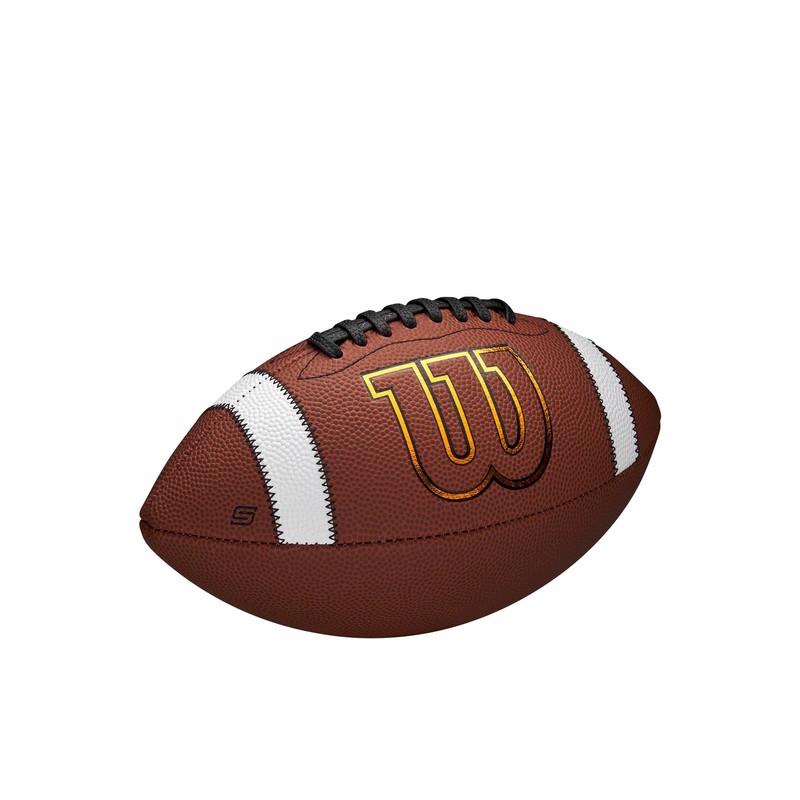 WILSON GST Speedskin Football - Youth Size, Brown