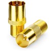 deleyCON SAT Adaptor Set F-Connector to Antenna Cable F-Coupling Coaxial