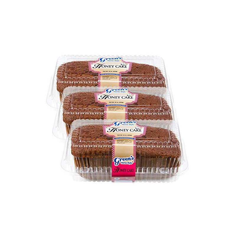 Green's Bakery Traditional Honey Cake Dessert Gift Pack, 3 Pack,