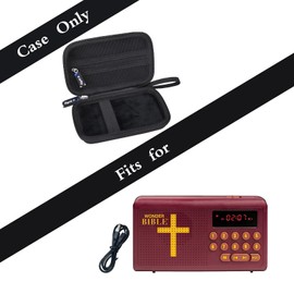 Case for Wonder Bible KJV/NIV- The Talking Audio Bible Player That You Can Listen to (Box Only) (Black, Case Only)